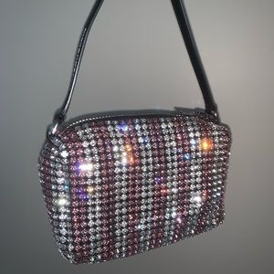 Alexander Wang Wangloc Rhinestone Pouch
